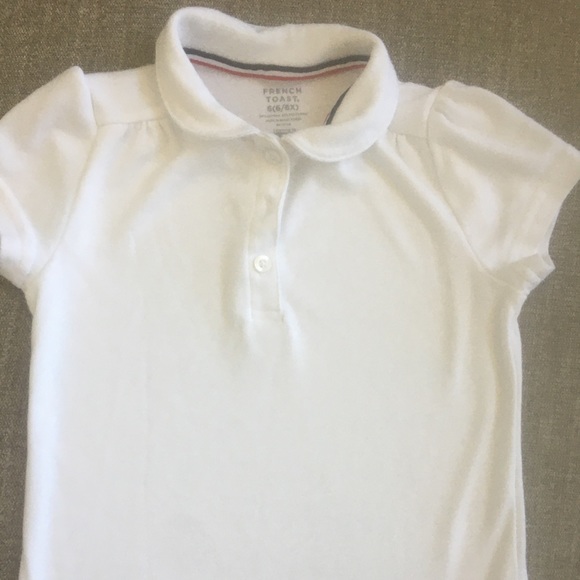 French Toast Other - Girls white collared shirt size 6